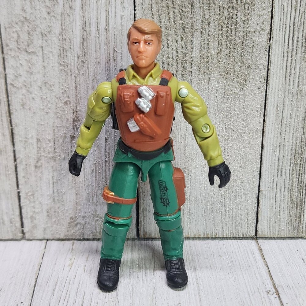 Vintage G.I Joe Sure Fire Action Figure 1992 Hasbro 4'' with Black Bag